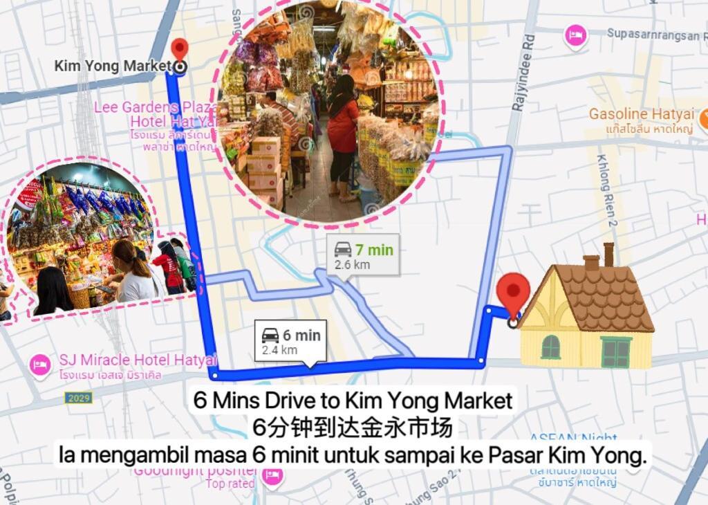 Blossom Family Suite Hat Yai Bagian luar foto