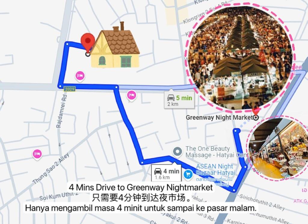 Blossom Family Suite Hat Yai Bagian luar foto
